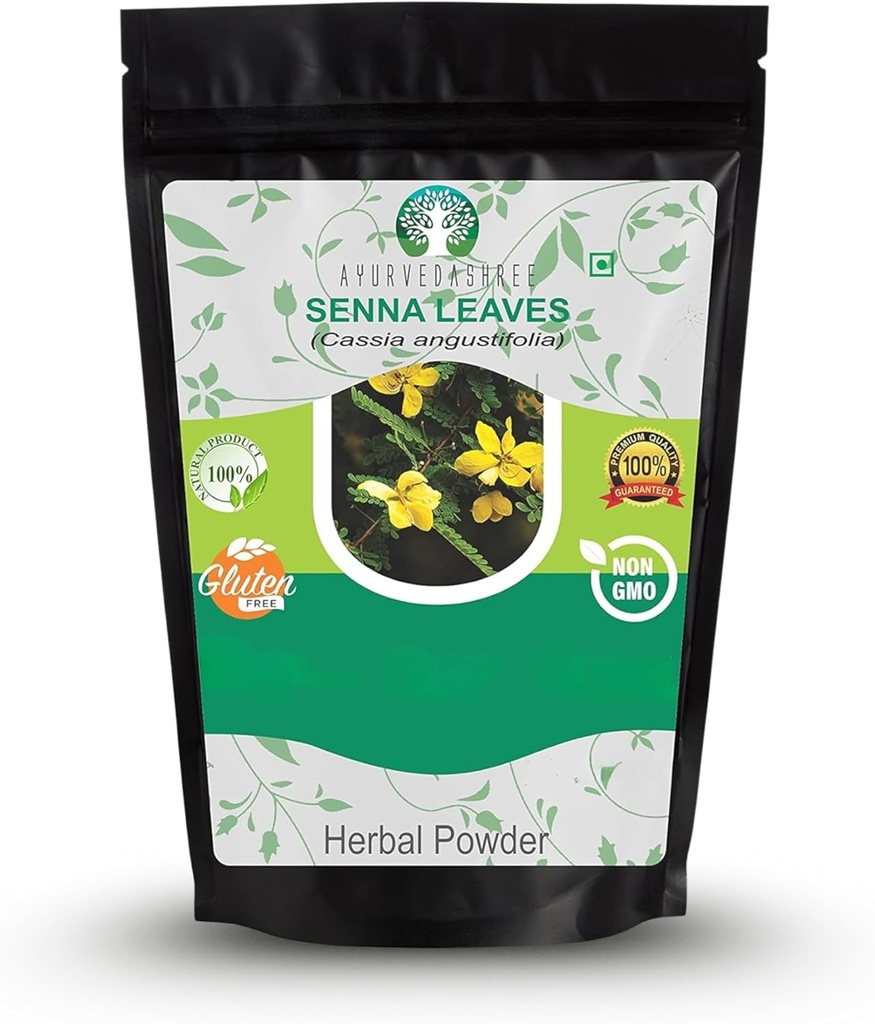 Senna Leaf Powder 200 Gm I Cassia angustifolia Powder I Ayurvedic Herbal Supplement to Support Digestive Function I 100% Pure & Natural