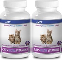 cat Wellness Treats - Ultra Vitamins for Cats - Healthy Minerals and Vitamins Formula - Chews - Calcium for Cats - 2 Bottles (180 Treats)