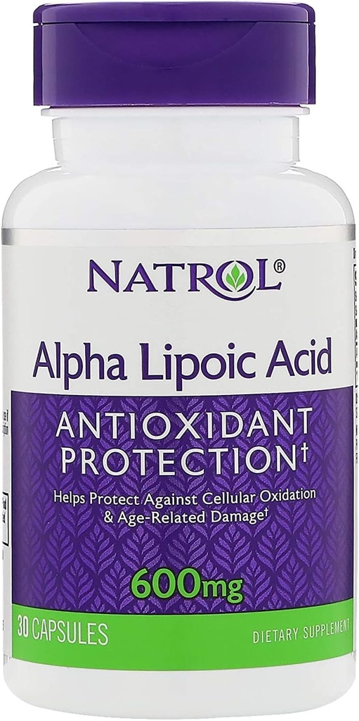 Natrol Alpha Lipoic Acid 600 Mg, 30 count