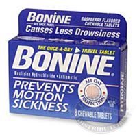 Bonine Chewable Tablets for Motion Sickness 50100187 16 pk