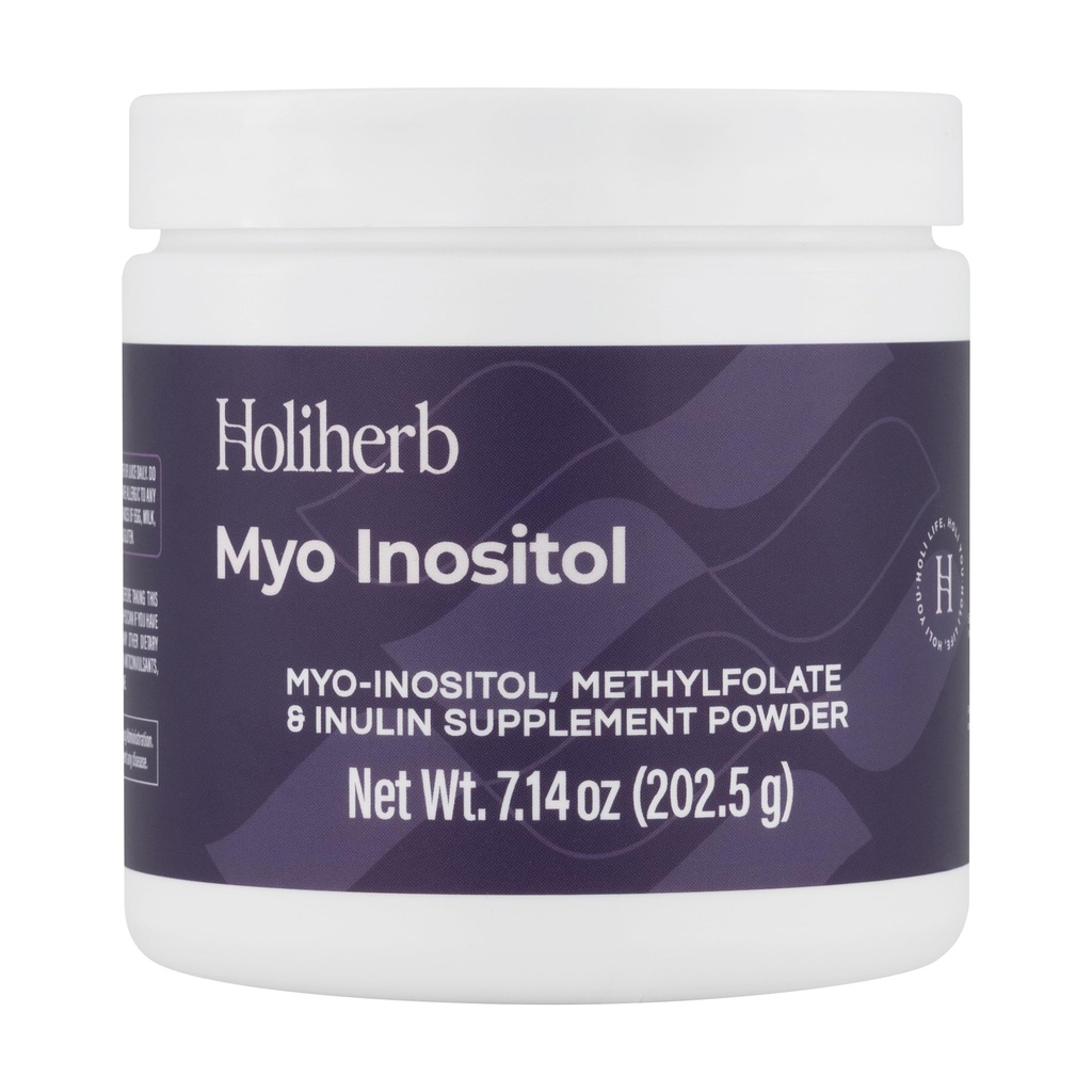 Holiherb Myo Inositol + Methylfolate Supplement for Women | Fertility Supplements for Hormonal Balance & Ovarian Health Support | 4g of Myo Inositol per Serving | 45 Servings
