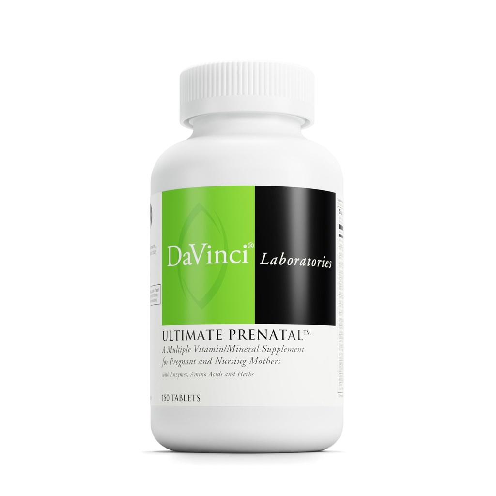 DaVinci Labs Ultimate Prenatal - Nutritional Supplement for Pregnant Women and Nursing Mothers to Support Healthy Pregnancy and Lactation* - With Vitamins, Minerals, Amino Acids and More - 150 Tablets