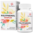 Polyphenols Supplement - Powerful Antioxidants & Polyphenol for Age Defense, Polyphenol Superfood, Quercetin, Resveratrol, Plant-Based & Energy, Immune Support, 90 Capsules