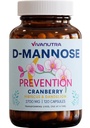 Urinary Tract Health Supplement For Women - Daily Bladder & PH Support | 2,000 mg D-Mannose with 300 mg Cranberry Juice Powder, 200 mg Hibiscus Flower Extract & 200 mg Dandelion Root Extract