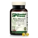 Standard Process Tuna Omega-3 Chewable - Fish Oil Supplement with DHA - Omega-3 Supplement to Support Brain & Eye Health - Excellent Source of Antioxidants - Gluten-Free & Non-Dairy - 120 Softgels