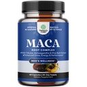 Potent Black Maca Root Capsules for Men - Herbal Wellness Supplement with Siberian Ginseng Ashwagandha and Black Maca Root - Men’s Wellness Supplement to Support General Health - 60 Count
