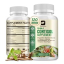 B BEWORTHS Cortisol Supplements for Women Men, 10-in-1 Cortisol Detox with Ashwagandha, Magnesium, L-Theanine, Balanced Cortisol Levels, Night & Calm Support, 120 Vegan Capsules