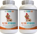 Immune Support Oil for Dogs - Dog Ultra Vitamins - Veterinarian Recommended - Immune Support - Hair Skin Eyes and Bones Support - Dog Vitamin a - 2 Bottles (180 Treats)