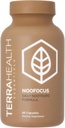 Terra Health Essentials NOOFOCUS - Nootropics Brain Support Supplement with Adaptogenic Mushrooms, Alpha-GPC, Gotu Kola, L-Theanine for Focus & Memory - All Natural, 30 Day Supply