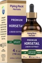 Piping Rock Horsetail Extract Tincture | 4 Fl Oz | Liquid Herb Supplement | Alcohol Free, Non-GMO, Gluten Free