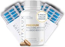 VITALUX || #1 Dosed Premium Erection Support & Libido Booster || Fast-Acting Blood Flow, Size & Firmness for Men's Enhancement | L-Arginine + 18 Ingredients | 3rd Party Tested + USA Made - 60 Pills