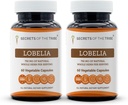 Secrets of the Tribe Lobelia 60 Capsules(2 pcs.), 750 mg, Responsibly farmed Lobelia (Lobelia Inflata) Dried Herb (2x60 Capsules)