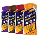 Royal-D Energy Gels for Running - Energy Gel Running Gels Sports Gels for Runners Energy Gel for Cycling Energy Gel for Running 20-count 40g Assorted Flavors (Orange, Coffee, Cocoa, Grape, and Mixed)