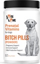 Bitch Pills (Powder Form) - Prenatal Vitamins for Dogs (Earlier Thomas Pet) - Folic Acid, B12, Calcium - Pregnant Dog Supplies (Liver, 1 Pound)