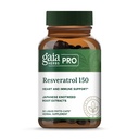 GAIA HERBS PRO Resveratrol 150 - Offers Heart Health & Immune Support - Contains Japanese Knotweed - Vegan, Soy-Free & Gluten-Free - 50 Liquid Phyto-Caps (25 Servings)