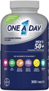 One A Day Men's 50 Plus Advantage Multi-Vitamins, SPECIALPack of 300 Count
