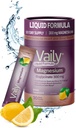 Vaily® Liquid Magnesium Supplement 300 mg - Enhanced Absorption, Heart & Bone Health - Helps Calm Restful Sleep - Liquid Magnesium Bisglycinate for Adults - Lemon Flavor,30PK