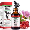 Urinary Tract for Dogs, Dog Urinary Tract Infection Treatment Drops Supports Bladder, Kidney Stone and Dog UTI, Pet Supplies Health Care, Bacon Flavor- 60ml / 2.02oz