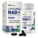 inGreens 900mg Liposomal NAD+ Supplement with 300mg Trans Resveratrol - Superior Absorption, Replaces NMN, Boost NAD+ for DNA Repair, Energy & Longevity, Aging Defense, 60 Softgels