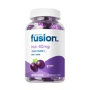 Bariatric Fusion Iron Supplement for Women Anemia | Chewable Iron with Vitamin C | Grape Flavored Soft Chew | Gentle on Stomach Ferrous Fumarate for Women and Men | Gluten Free | 60 Count
