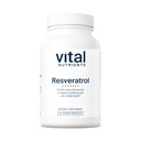 Vital Nutrients Resveratrol - Ultra High Potency Antioxidant - Trans Resveratrol for Cardiovascular and Cell Health Support* - Vegan Supplement - Gluten, Dairy and Soy Free - Non-GMO - 60 Capsules