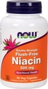 Now Foods Flush Free Niacin Double Strength 640mg, 90 vcaps (Pack of 2)