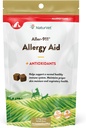 NaturVet – Aller-911 Skin & Coat Allergy Aid Plus Antioxidants – 90 Soft Chews – Supports Immune System, Skin Moisture & Respiratory Health – Enhanced with Omegas, DHA & EPA – for Dogs & Cats