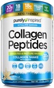 Purely Inspired Collagen Powder Collagen Peptides Powder | Collagen Supplements for Women and Men | Collagen Protein Powder with Biotin | Keto Friendly & Non-GMO | Vanilla, 1.15 lbs (23 Servings)