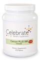 Celebrate Vitamins Calcium Plus - 500mg Calcium Citrate, 333 IU Vitamin D3 & 34mg Magnesium for Post Bariatric Surgery - Gluten-Free & Sugar-Free - Cherry, 270 Chewable Tablets