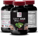 Biotin, color enhancing - GRAY HAIR REVERSE - restore vibrancy, hair care solution, renew hair color, color restoration, hair tone improvement, age-defying hair, vibrant hair color 1Bot 60Caps