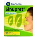 Bionorica Sinupret Adult Strength Sinus - Immune Support Supplement - All Natural - Herbal Nasal Passage & Immunity Boost - 25 Tablets