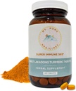 Turmeric Tablet Supplement - with High-Curcumin Lakadong Turmeric enhanced with Black-Pepper - Healthy Heart, & Healthy Immune System - 120 Vegan Tablets