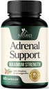 Nature's Nutrition Adrenal Support Supplements Cortex Complex, Best Energy Supplement, Supports Health & Energy Levels, Daily Ashwagandha for Women & Men, Supports Immune System, 60 Capsules