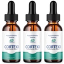 (3 Pack) Cortexi Ear Drops - Official Formula - Cortexi Tinnitus Treatment Cortexi Hearing Support Drops, Cortexi for ringing in ears, Cortexi Supplement Drops Maximum Strength New Improved (3 oz)