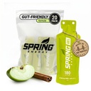 Spring Energy - Awesome Sauce - Cinnamon Apple Pie Gel (Vegan) 180 Kcal - 20 Pack No Rice Syrup, No Maltodextrin, No Preservatives Wholesome Ingredients Only