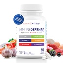 Maximum Slim Powerful 6-in-1 Immune Support Supplement with Zinc, Vitamin C, Elderberry, Vitamin D, Echinacea, & Garlic, 60 Count