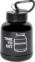 ONMYWHEY Double Scoop (180cc) Protein and Supplement Keychain Funnel, Time To Get Wheysted