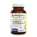 Metagenics OmegaGenics Mega 10 Omega Supplement- with Omega-7, 330 mg EPA & 170 mg DHA for Heart Health*- Sustainably Sourced & No Fishy Aftertaste - Non-GMO & Gluten-Free - 60 Softgels