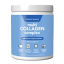 Vitamin Bounty Multi Collagen Complex - Hydrolyzed Collagen Peptides Types I, II, III, V & X - Supports Skin Elasticity, Joint Health, Hair & Nail Growth - 50 Servings