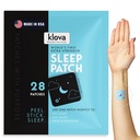 Klova Extra Strength Sleep Patches for Adults | Natural Sleep Aid with 6mg Melatonin, Valerian & L-Theanine | Non-Habit-Forming Deep Sleep Support for Men & Women | 28 Patches