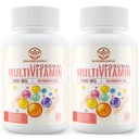 Sambugra Liposomal Multivitamin for Women 50+ - Women Daily Multivitamin with 32 Ingredients, CoQ10, Vitamins C, B, D, E for Cardiovascular & Bone Health Support - Iron-Free (120 Capsules)