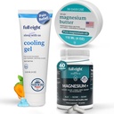 Wellness: Magnesium+ 500 MG 60 Caps, Magnesium Body Butter 4oz & Cooling Gel 4oz – Support Sleep, Muscles, and Comfort Naturally