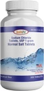 Health Life Sodium Chloride Tablets 1000mg Vitamin | 300 Count | Normal Salt Tablets | Sodium Mineral Supplement (15.4gr.) | Electrolytes Replenisher Hydration Drink