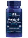 Jarrow Formulas BroccoMax Sulforaphane Generator 35 mg and Life Extension Melatonin 6 Hour Time Release 300 mcg 100 Tablets