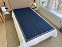 Grounding Single Mat-Stainless Steel Fabric, 39x79 inch (Navy)