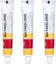 Mayinglong Musk Hemorrhoids Ointment (3 x 20g Tubes), 60g - Maximum Strength Formula for Hemorrhoidal Fast Relief, Soothes Itching, Burning & Discomfort - Fast-Acting Relief (2.12 oz Total)