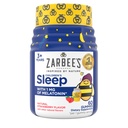 Zarbee's Kids Melatonin Gummies with 1mg Melatonin, Kids Sleep Gummy, Promotes Peaceful Sleep, Drug-Free, Non-Habit-Forming, Natural Strawberry, 60 ct