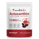 Astaxanthin 12mg,120 Softgels (4-Month Supply), Sourced from Fresh Haematococcus Pluvialis Microalgae, Supports Eye, Joint & Skin Health, Non-GMO, Gluten-Free, Dairy-Free