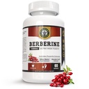 Berberine HCL 1200mg Premium, Ultra High Purity, Pure 60 Capsules - Berberine Supplement, Supports Immune System, Berberine Plus Enhanced with Bitter Melon Fruit & Banaba Leaf Extract