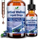 Vita PLynxera Cortisol Supplement Liquid Drops, 17-in-1 Cortisol Detox w. Magnesium Glycinate 400mg Ashwagandha, L-Theanine, Phosphatidylserine, Hormone Balanced for Women, Mood Focus, Sleep Support | Hormone Balance Support, Enhanced Mood & Focus, Healthy Sleep-wake cycles, Fast-Absorbing Liquid Drops